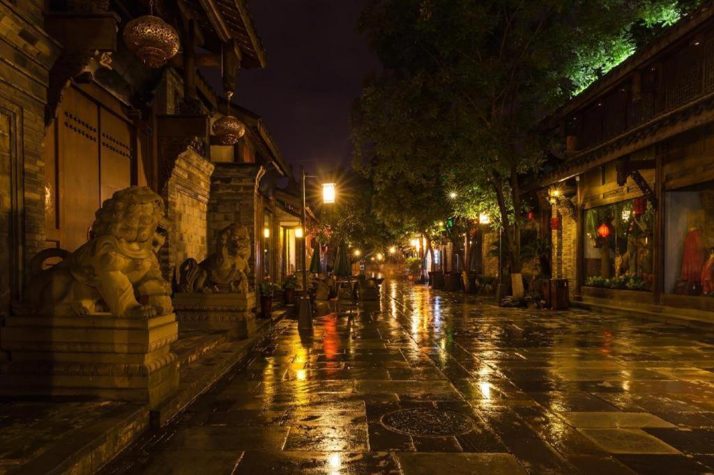 Hotel Wanda Reign Chengdú Exterior foto